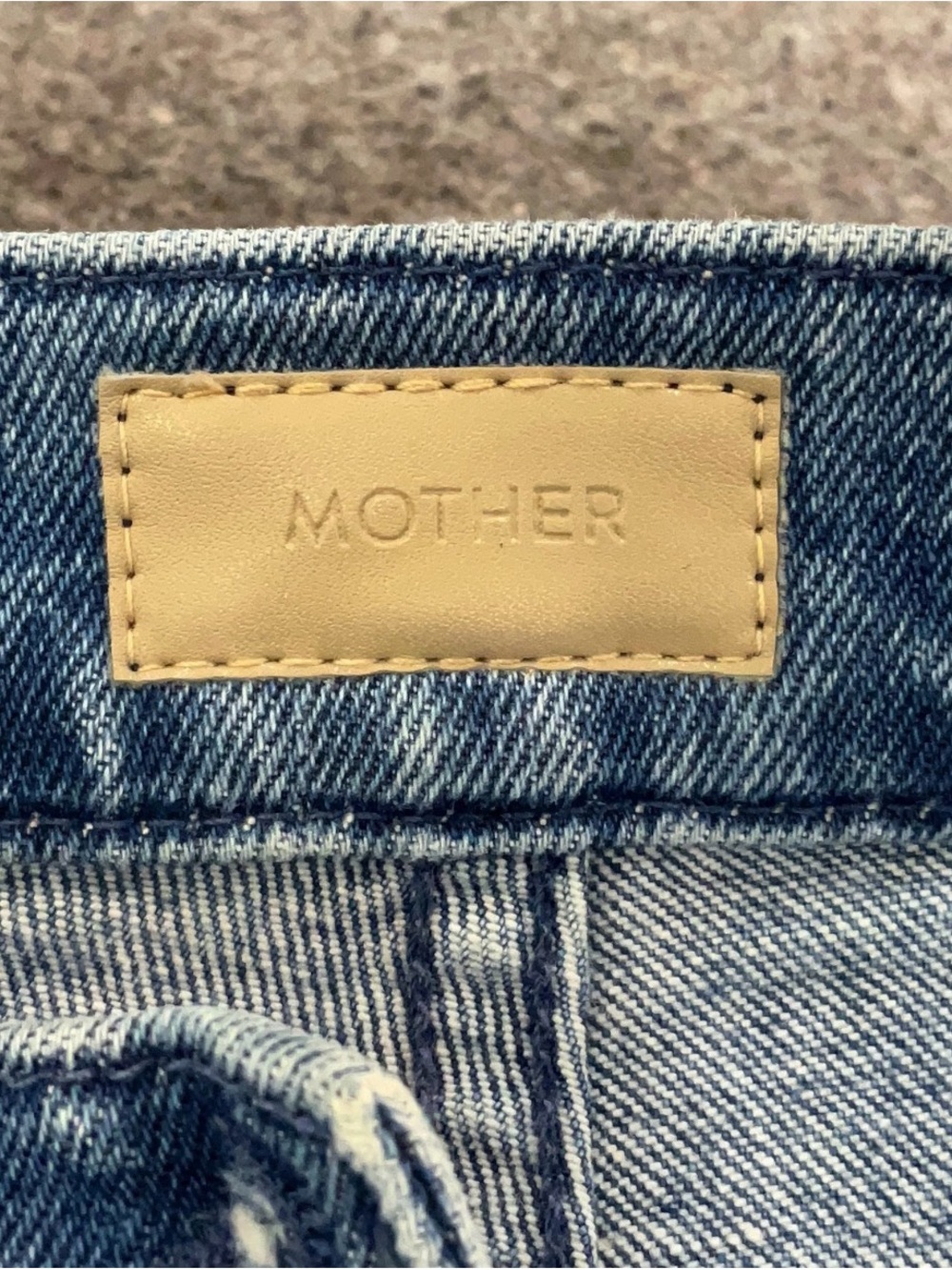 MOTHER Light Blue Wide Leg Flare Jeans - Picture 3 of 4